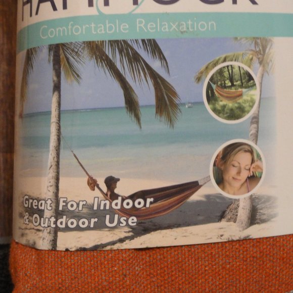Lounge Hammock Tree Anchored 78"x31" NWT~indoora/outdoors~280lbs - Picture 2 of 4